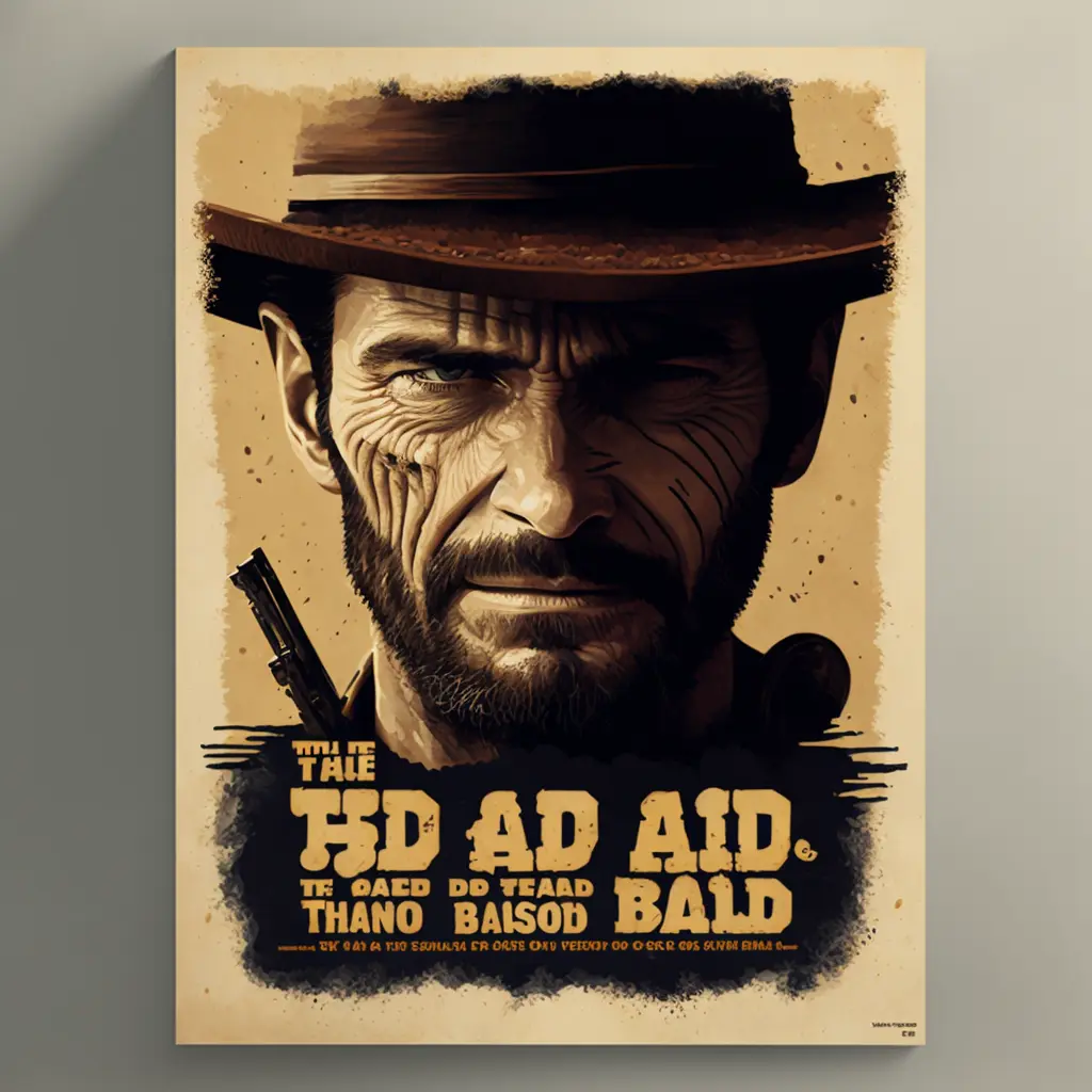 movie poster for the Good the bad the ugly